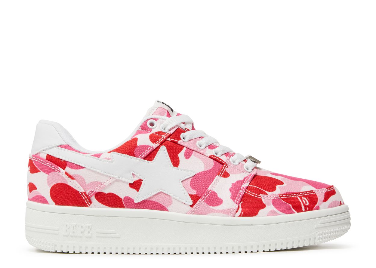 Bapesta Low 'ABC Camo - Pink'