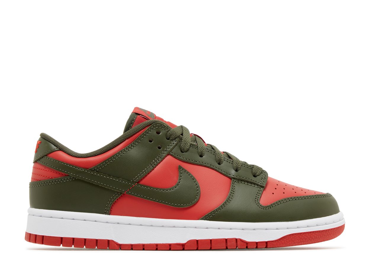 DUNK LOW 'CARGO KHAKI MYSTIC RED'